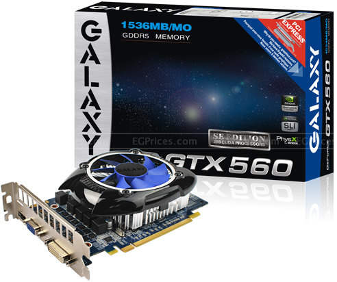 Kết quả hình ảnh cho galaxy gtx 560 se