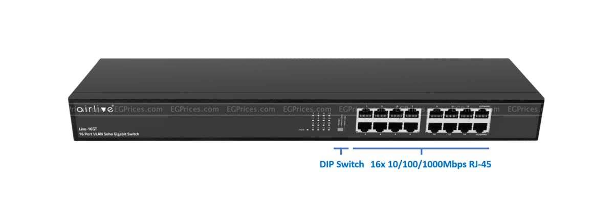 zoom image for Live-16GT 16-port SOHO Gigabit Switch