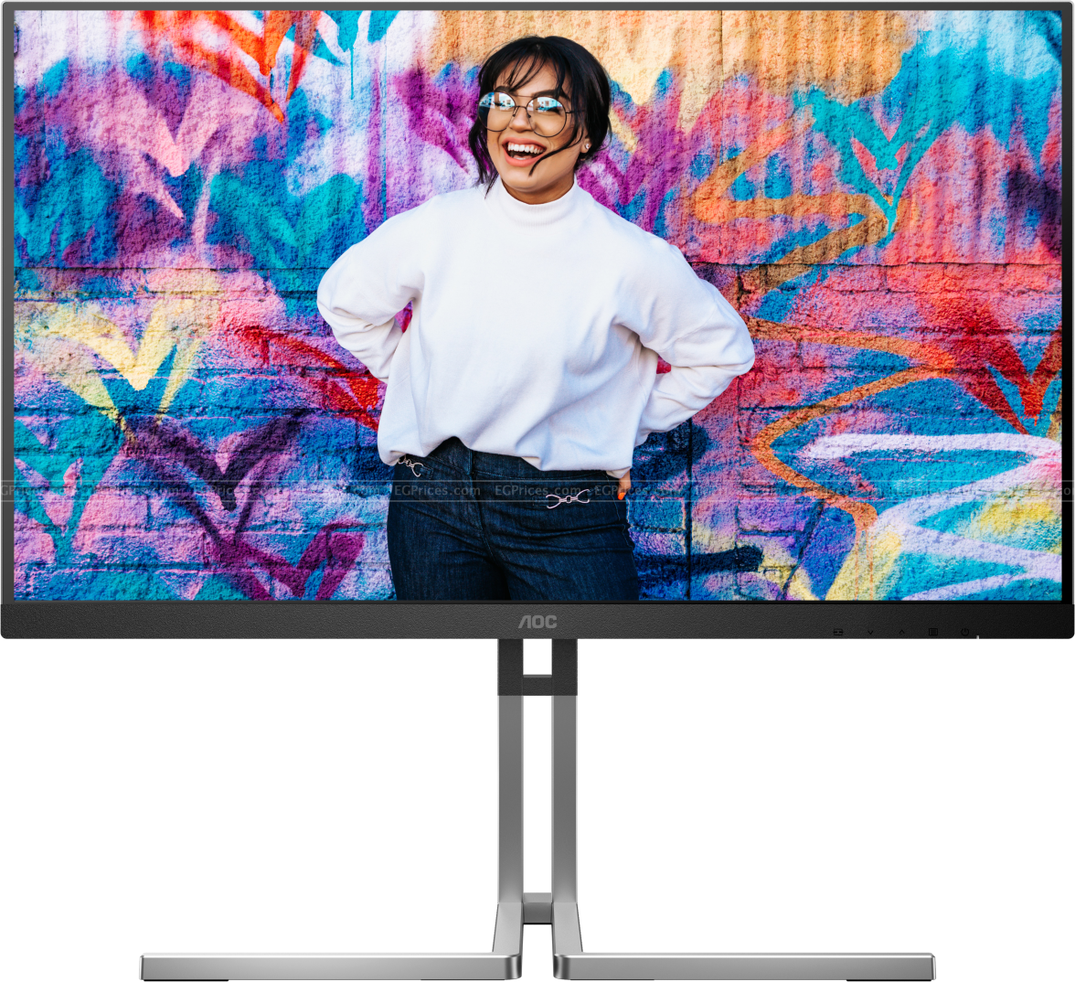 صورة مكبرة ل ايه او سي جرافيك برو q27u3cv 27 بوصة qd ips للألعاب