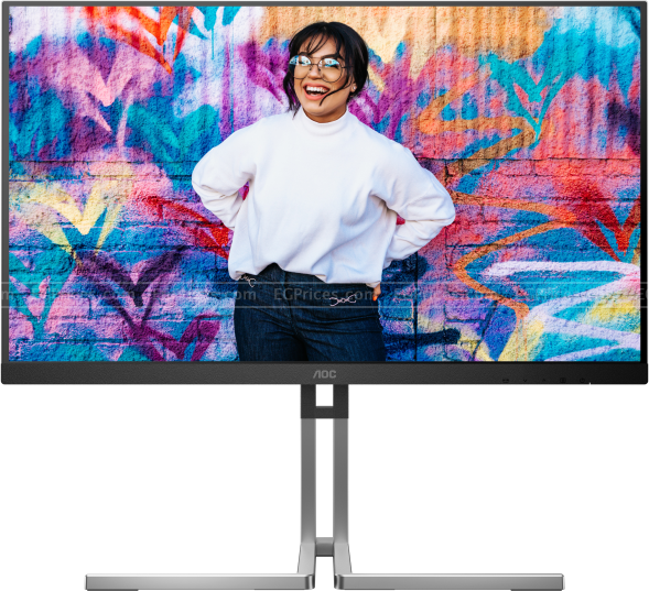 صورة مكبرة ل ايه او سي جرافيك برو u27u3cv شاشة 27 بوصة الترا اتش دي ips