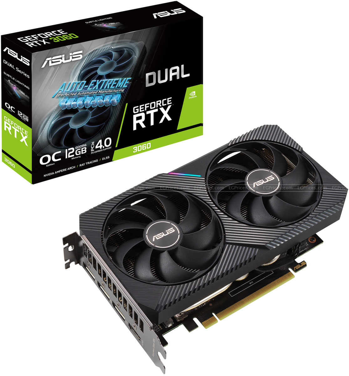 صورة مكبرة ل اسوس dual جى فورس rtx 3060 v2 oc edition 12gb gddr6