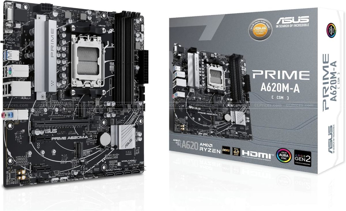 zoom image for PRIME A620AM-A-CSM Socket AM5 Motherboard