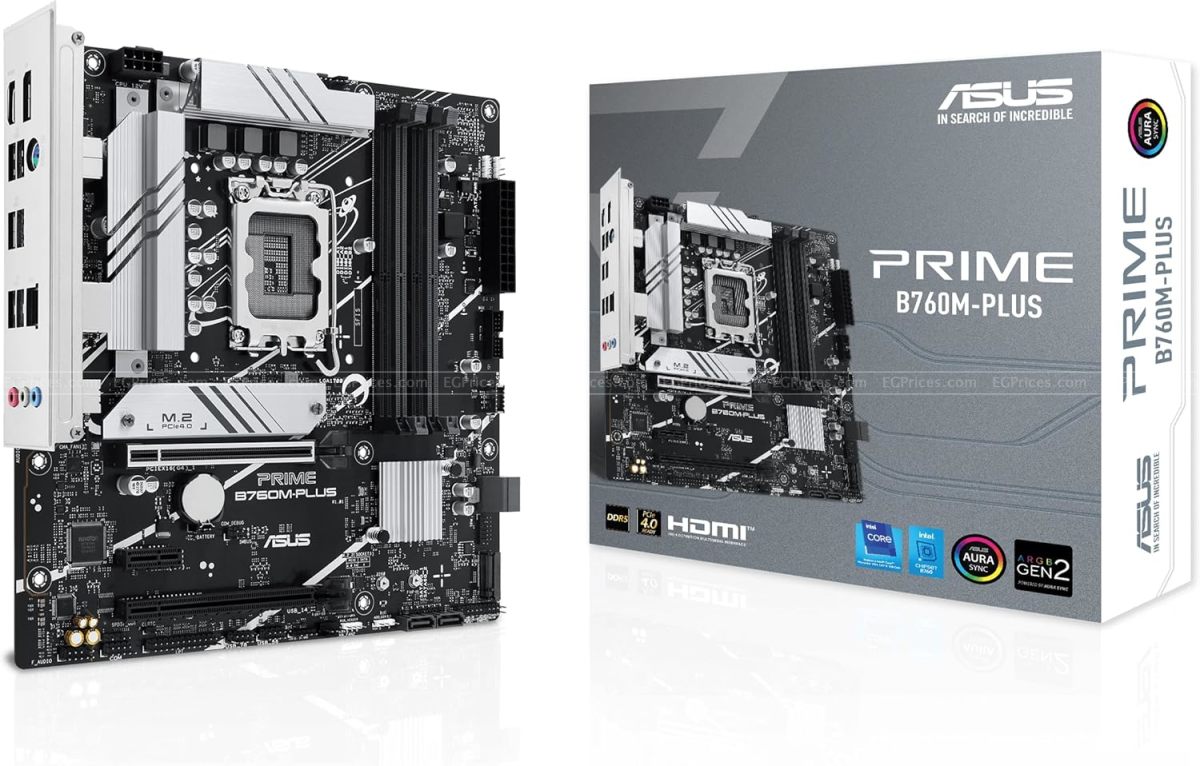 صورة مكبرة ل اسوس برايم b760m-plus  lga 1700