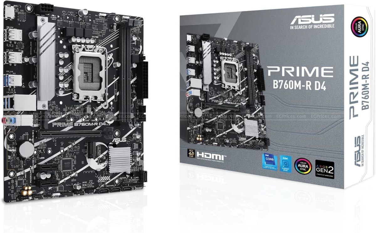 zoom image for PRIME B760M-R D4 LGA 1700 Motherboard