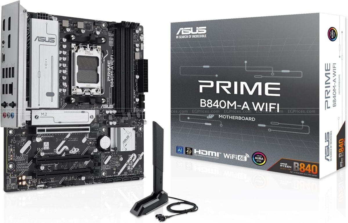 zoom image for PRIME B840M-A WIFI Socket AM5 Motherboard