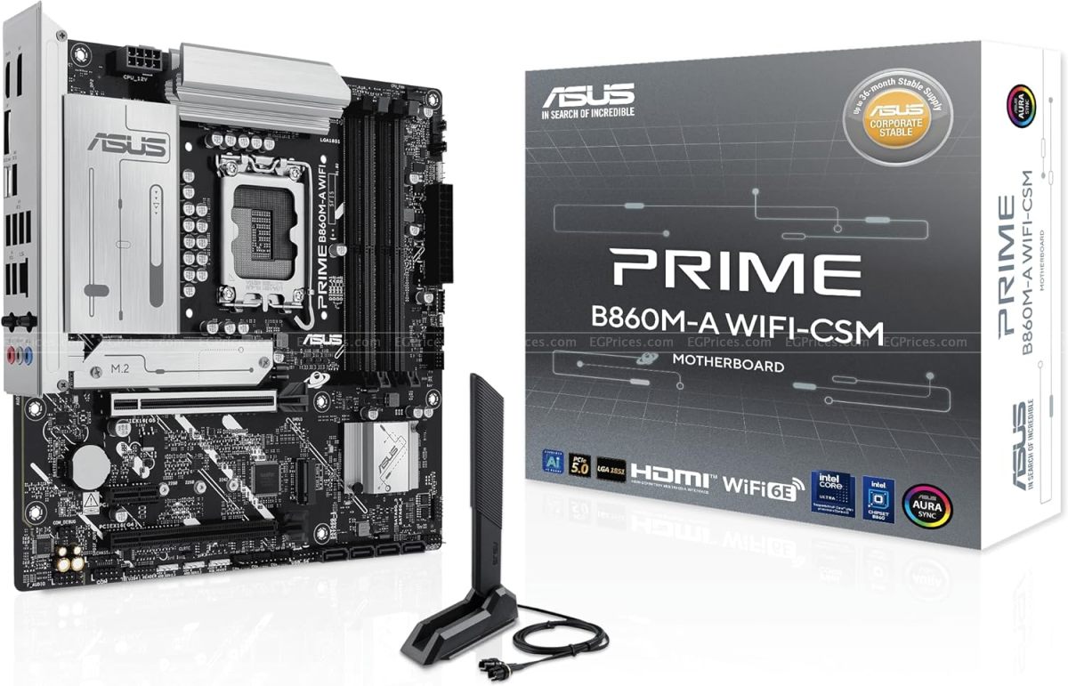 صورة مكبرة ل اسوس برايم b860m-a wifi-csm  lga 1851