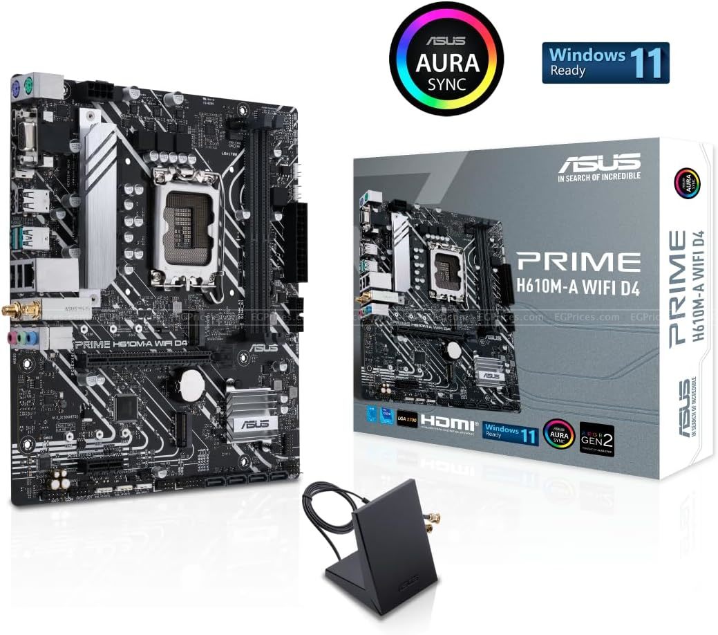 zoom image for Prime H610M-A WiFi D4 LGA 1700 Motherboard