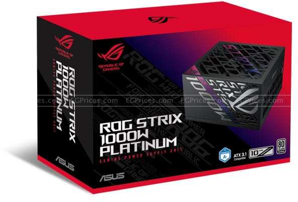 zoom image for ROG STRIX 1000W Platinum Power Supply