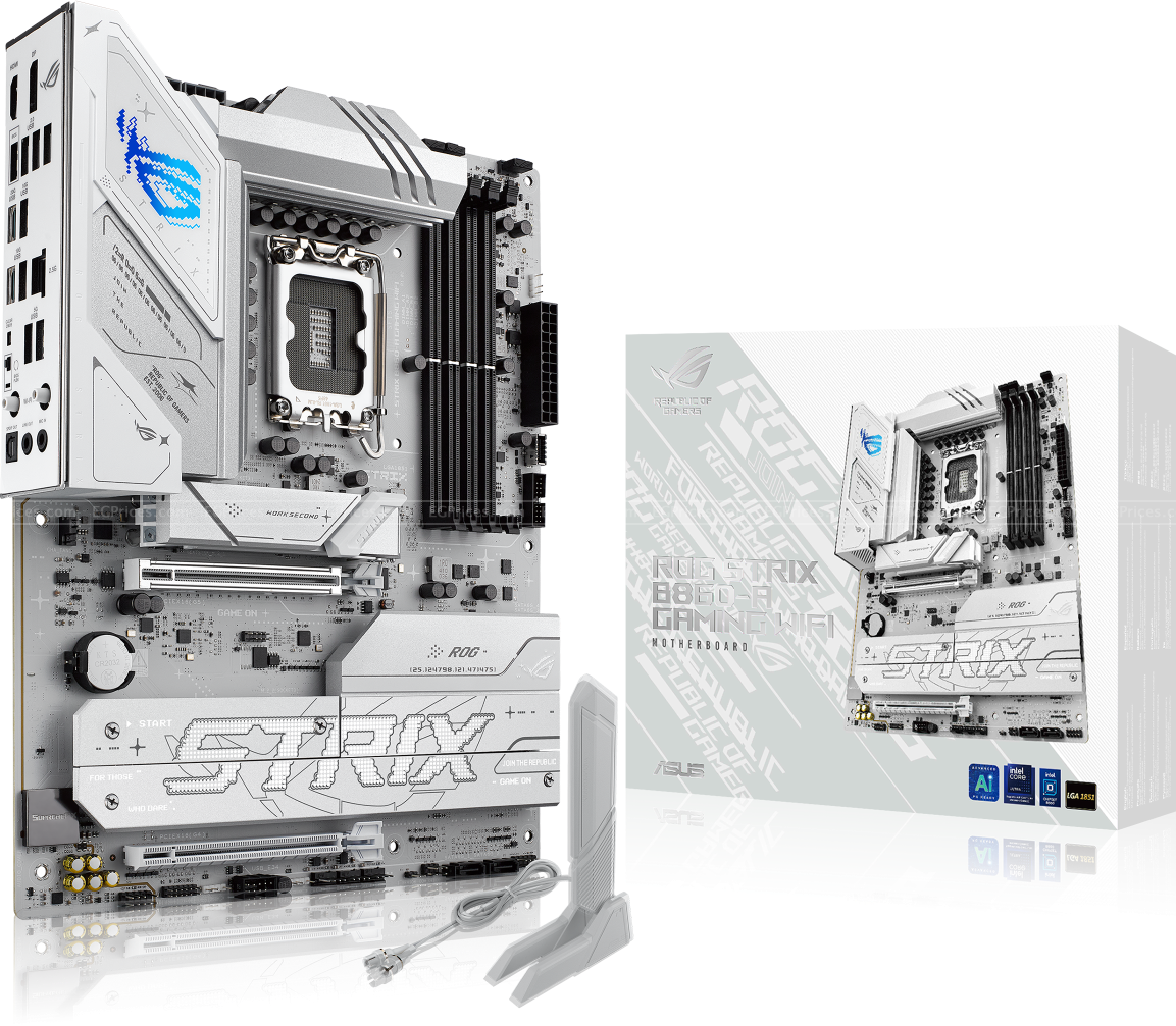 صورة مكبرة ل اسوس روج ستريكس b860-a جيمنج واي فاي lga 1851