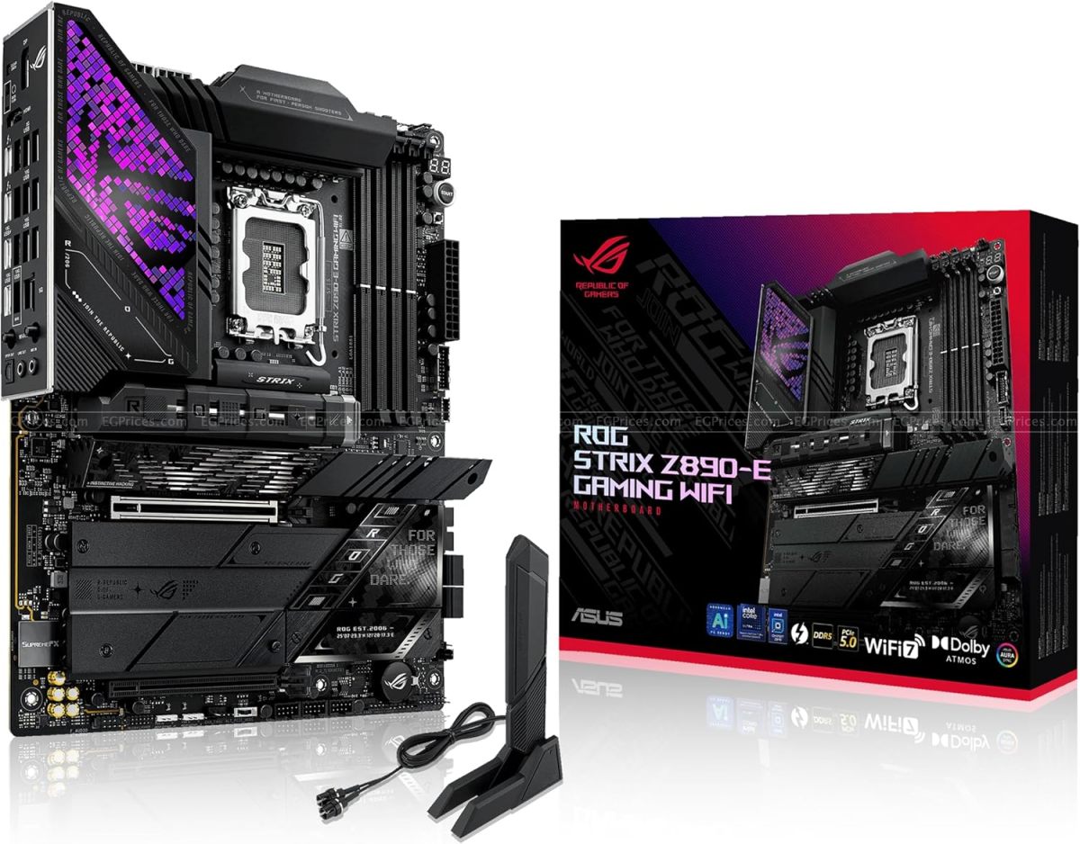 صورة مكبرة ل اسوس روج ستريكس z890-e جيمنج واي فاي  lga1851