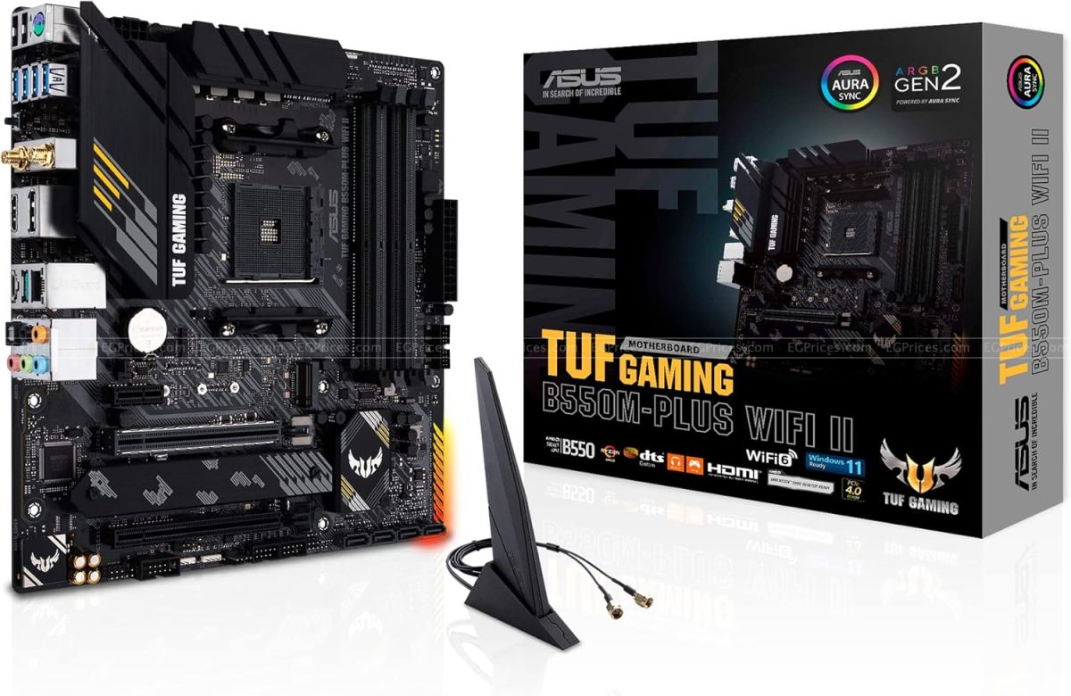 zoom image for TUF GAMING B550M-PLUS WIFI II Socket AM4 Motherboard