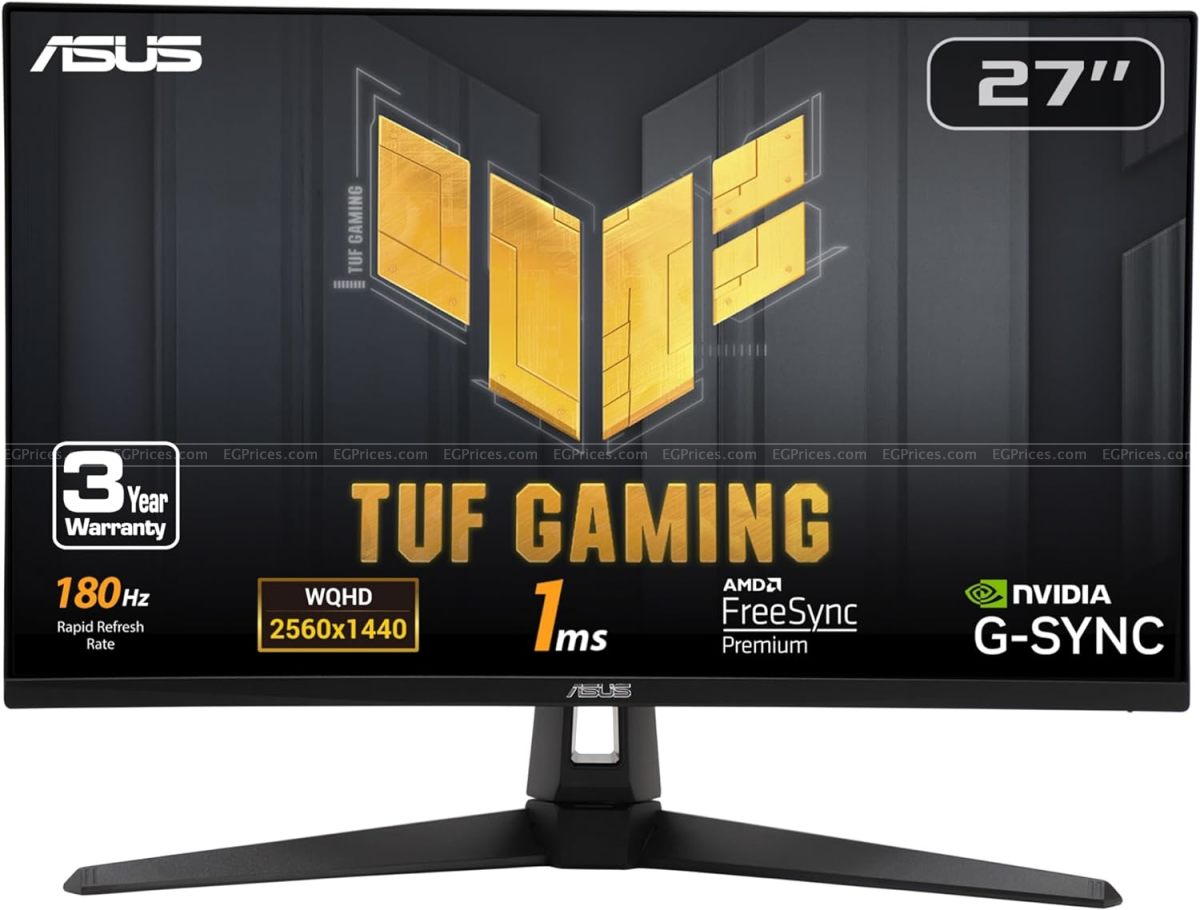zoom image for TUF Gaming VG27AQ3A 27 inch QHD IPS Gaming Monitor