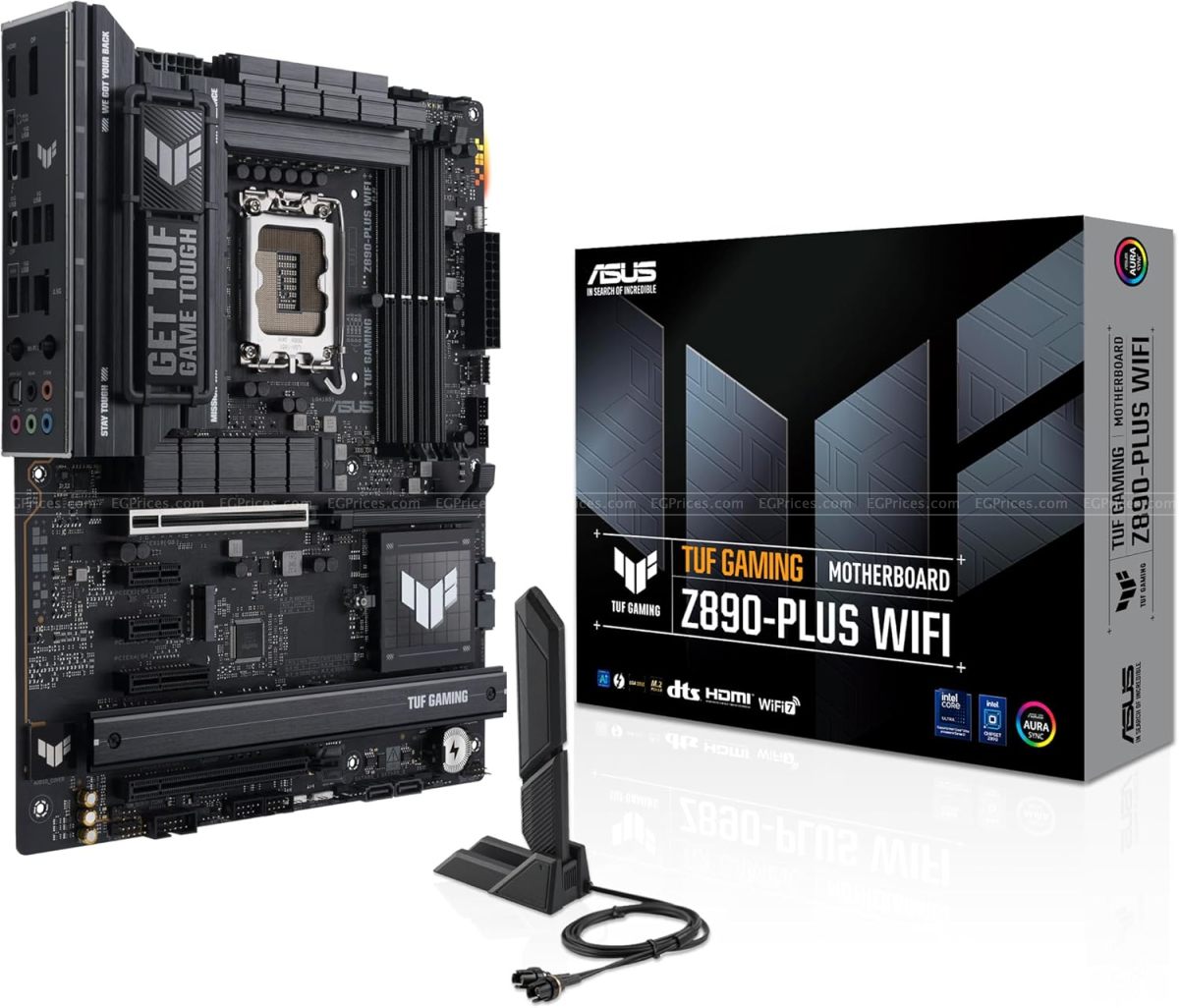 صورة مكبرة ل اسوس تاف جيمنج z890-plus واي فاي  lga 1851