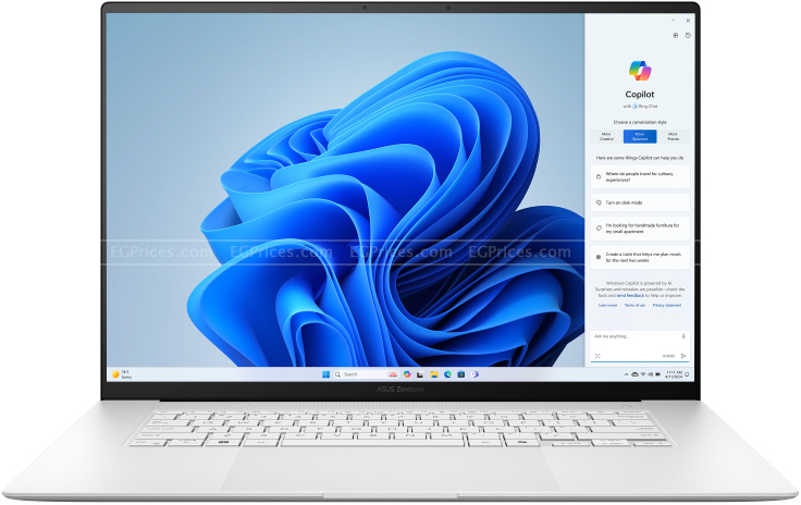 zoom image for Zenbook S 16 UM5606WA- RJ263W Ryzen AI 9 HX 370 32GB 2TB SSD Radeon 890M 16 inch W11 Laptop