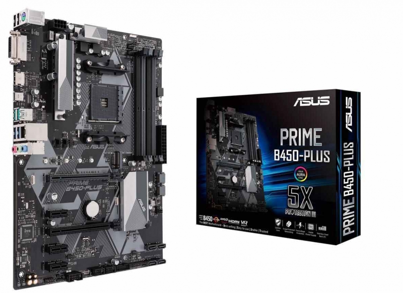 صورة مكبرة ل اسوس PRIME B450-PLUS Socket AM4 Motherboard