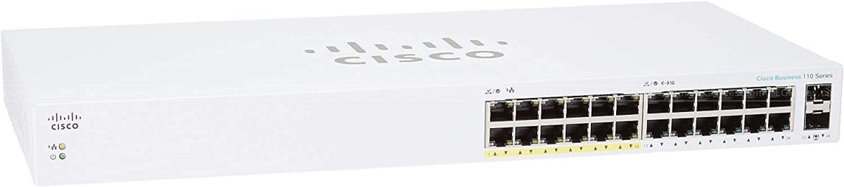 zoom image for Cisco Business CBS110-24PP 24 Port Unmanaged Switch
