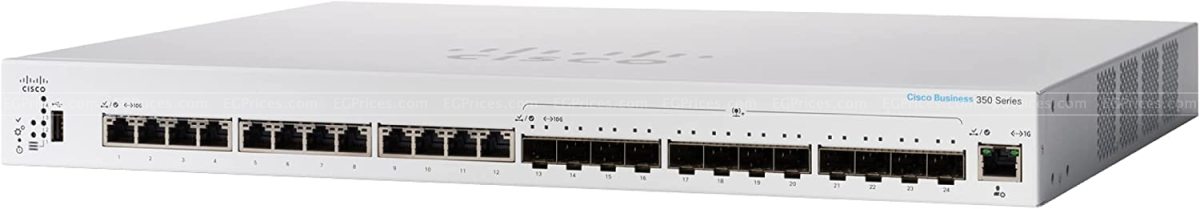 صورة مكبرة ل cisco business cbs350-24xts managed switch