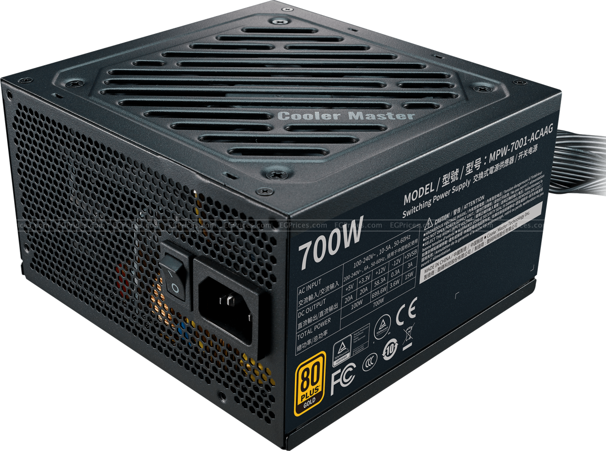 zoom image for G700 Gold 80 Plus Power Supply