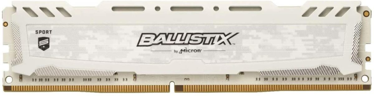 16gb Crucial Ballistix Sport Lt V2 Single Rank Crucial Ballistix Sport LT White 16GB DDR4 3200 1.35V