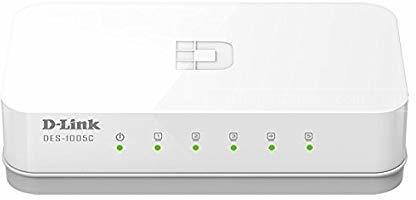 صورة مكبرة ل d-link des-1005c 5-port 10/100 mbps unmanaged switch