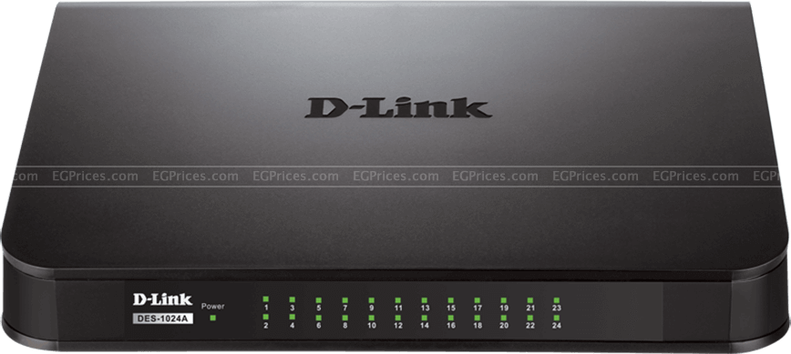 D-Link DES-1024A 24-Port 10/100 Mbps Unmanaged Switch