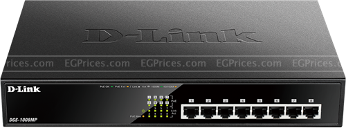 صورة مكبرة ل D-Link DGS-1008MP 8 Port PoE Desktop Switch