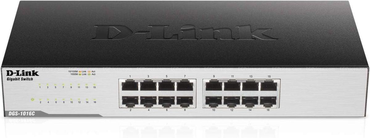 zoom image for D-Link DGS-1016C 16-Port Gigabit Unmanaged Switch