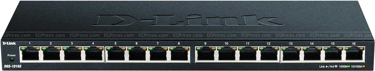 صورة مكبرة ل دي لينك dgs-1016s  16-منفذ جيجابت غير مدار