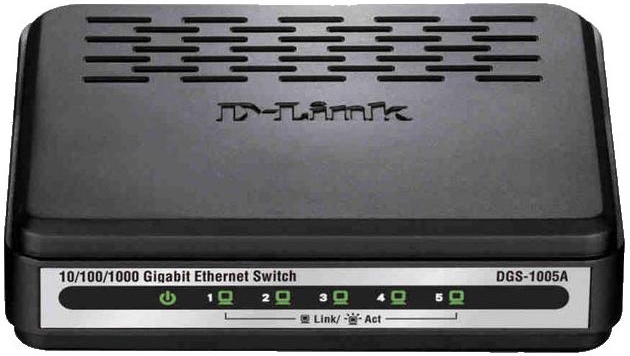 صورة مكبرة ل D-link DGS-1005A 5-Port 10/100/1000 Mbps Switch