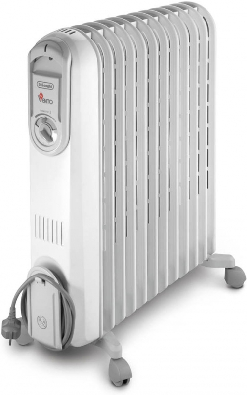 Delonghi Vento V551225W Oil Filled Radiator Heater 12 Fins price in
