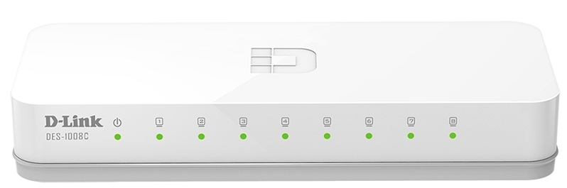 صورة مكبرة ل D-link DES-1008C 8 Port 10/100 Unmanaged Switch