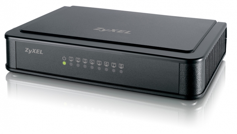 ZyXEL ES-108E 8-Port 10/200Mbps Unmanaged Switch