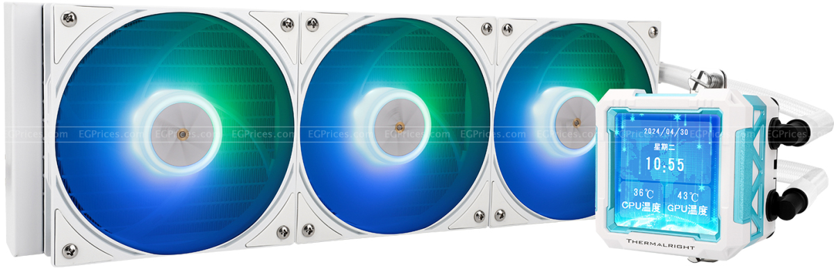 صورة مكبرة ل ثيرمال رايت فروزن وور فريم برو 360 وايت مبرد مائي للمعالج ايه ار جي بي
