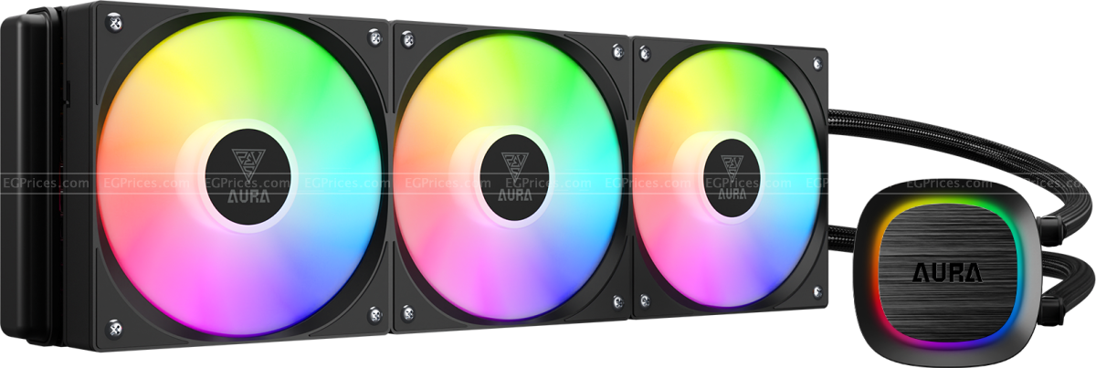 صورة مكبرة ل جامدياس اورا gl360 v2 مبرد مائي للمعالج ايه ار جي بي