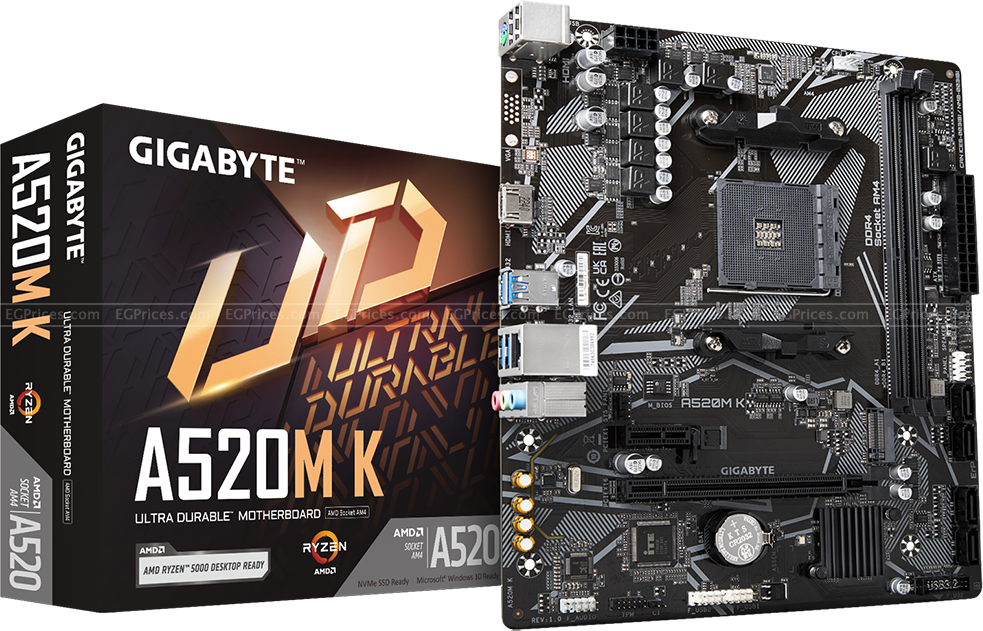 صورة مكبرة ل جيجابايت a520m k  am4