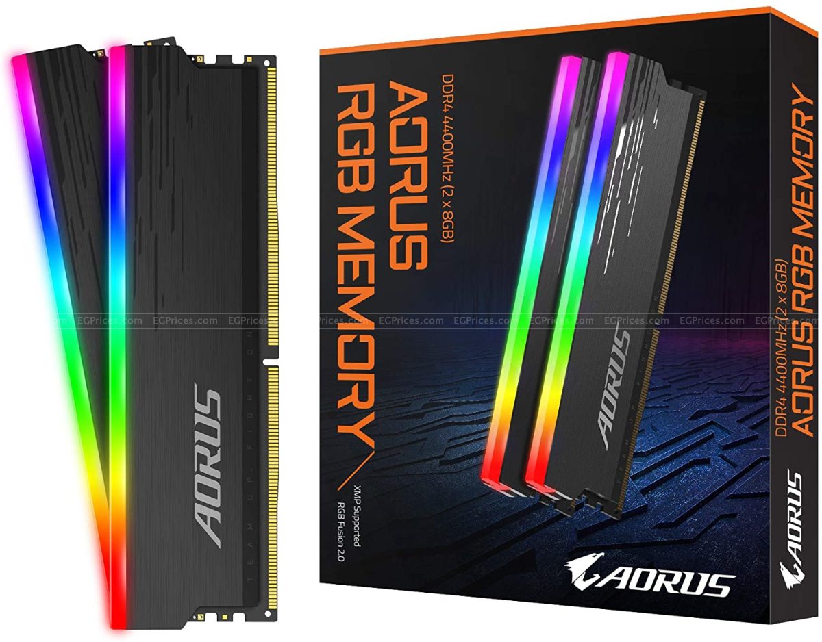صورة مكبرة ل جيجابايت aorus rgb 16gb (2x8gb) ddr4 4400mhz 1.2v desktop memory