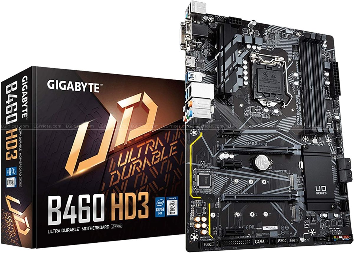 Gigabyte B460 HD3 LGA1200 Motherboard (rev. 1.0)