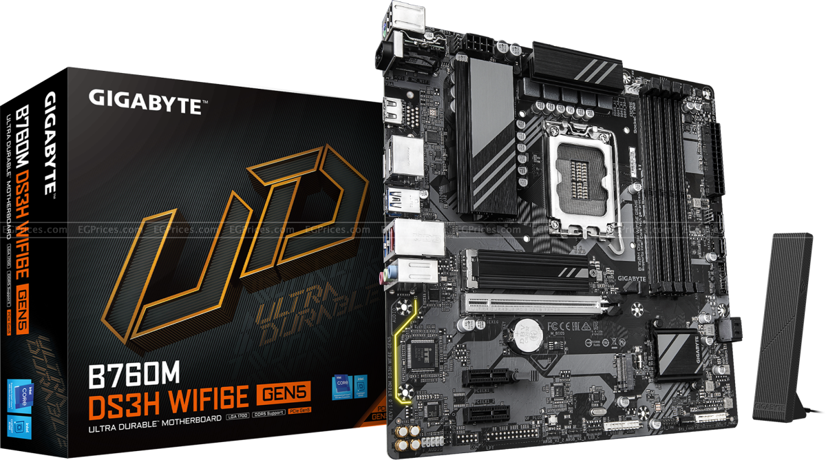 zoom image for B760M DS3H WIFI6E GEN5 LGA 1700 Motherboard