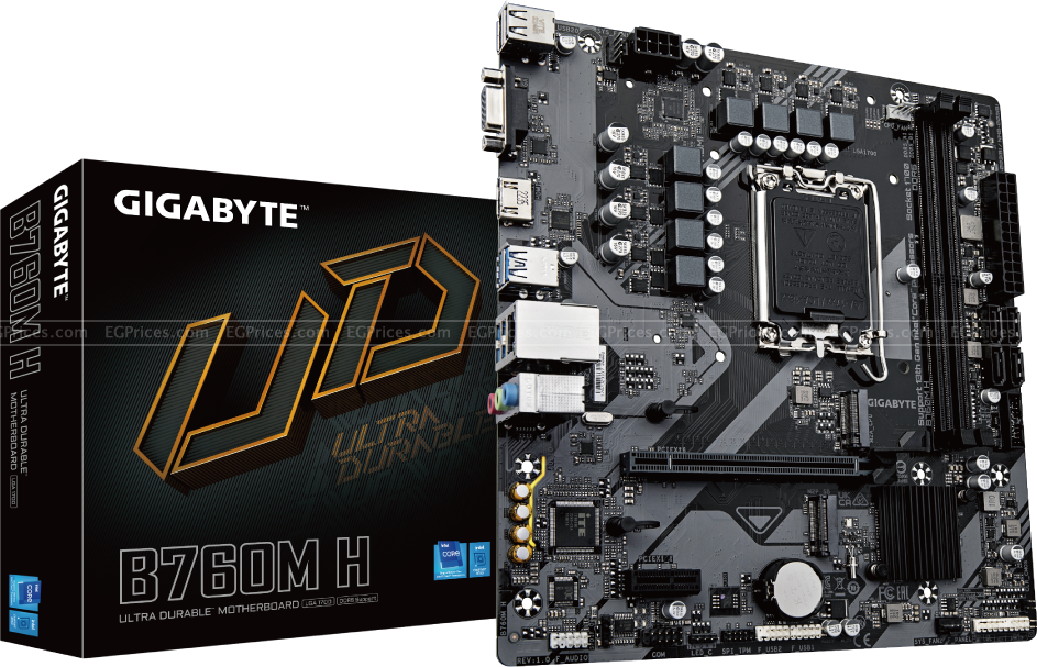 صورة مكبرة ل جيجابايت b760m h  lga1700