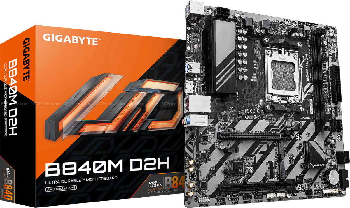 صورة مكبرة ل جيجابايت b840m d2h  am5
