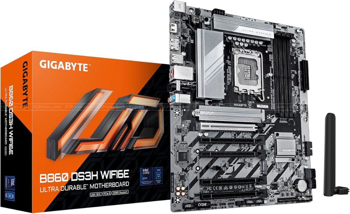 zoom image for B860 DS3H WIFI6E LGA 1851 Motherboard