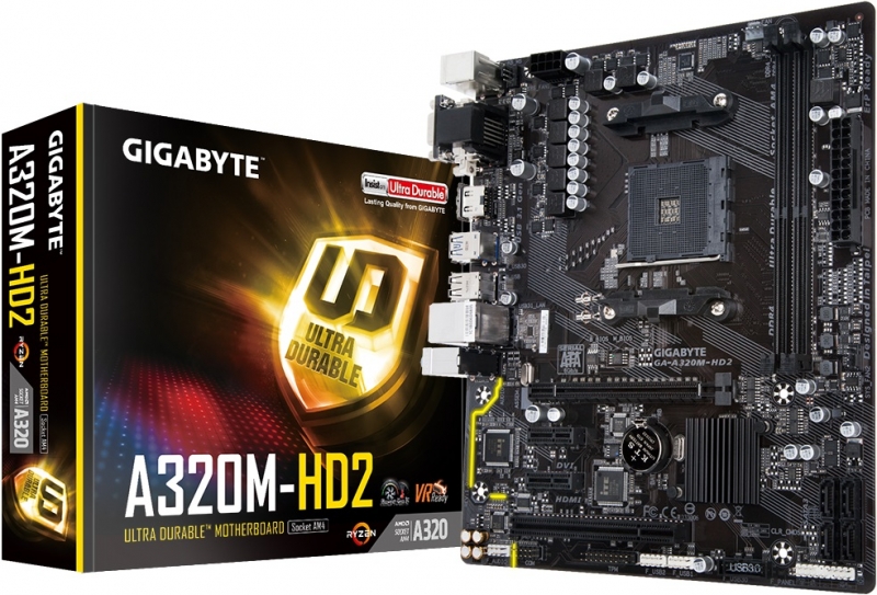Gigabyte GAA320MHD2 Socket AM4 Motherboard (rev. 1.0)