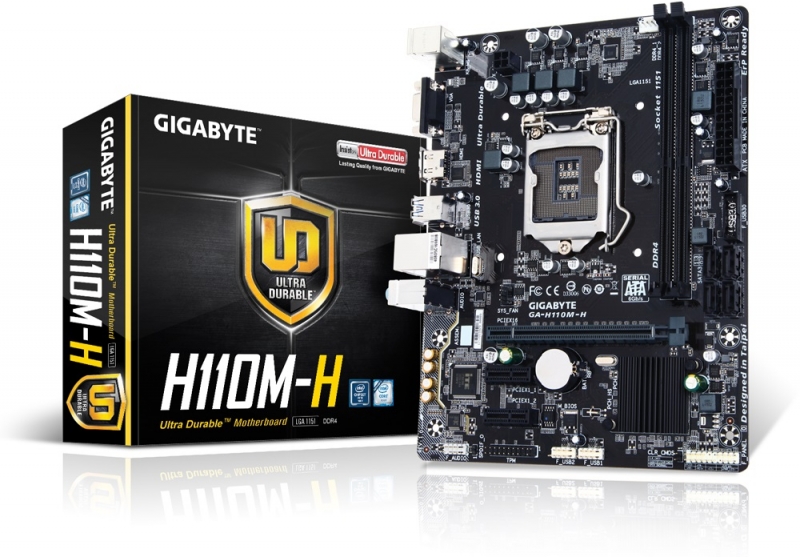 Gigabyte GA-H110M-H Socket 1151 Motherboard (rev. 1.0)
