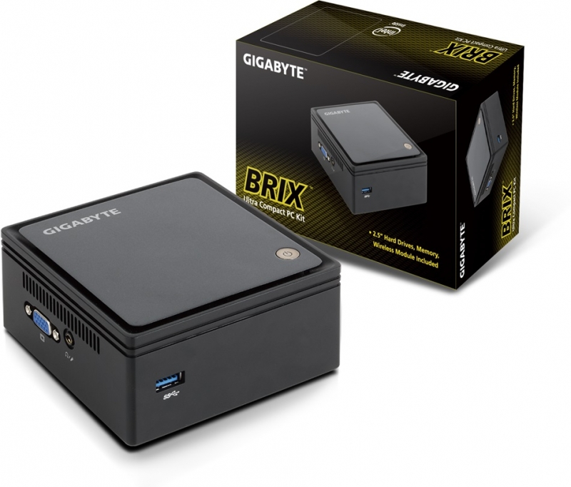 Gigabyte GBBXBT2807 Barebones BRIX Ultra Compact Mini Desktop PC