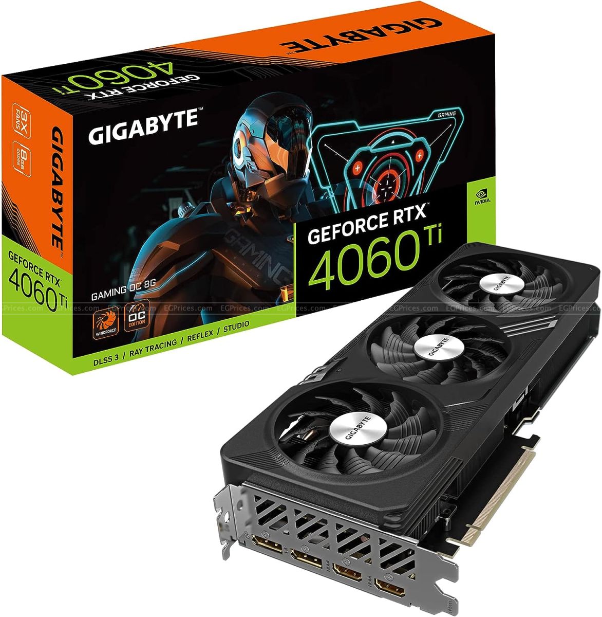 صورة مكبرة ل جيجابايت جي فورس ار تي اكس 4060 ti جيمنج oc 8 جيجا gddr6