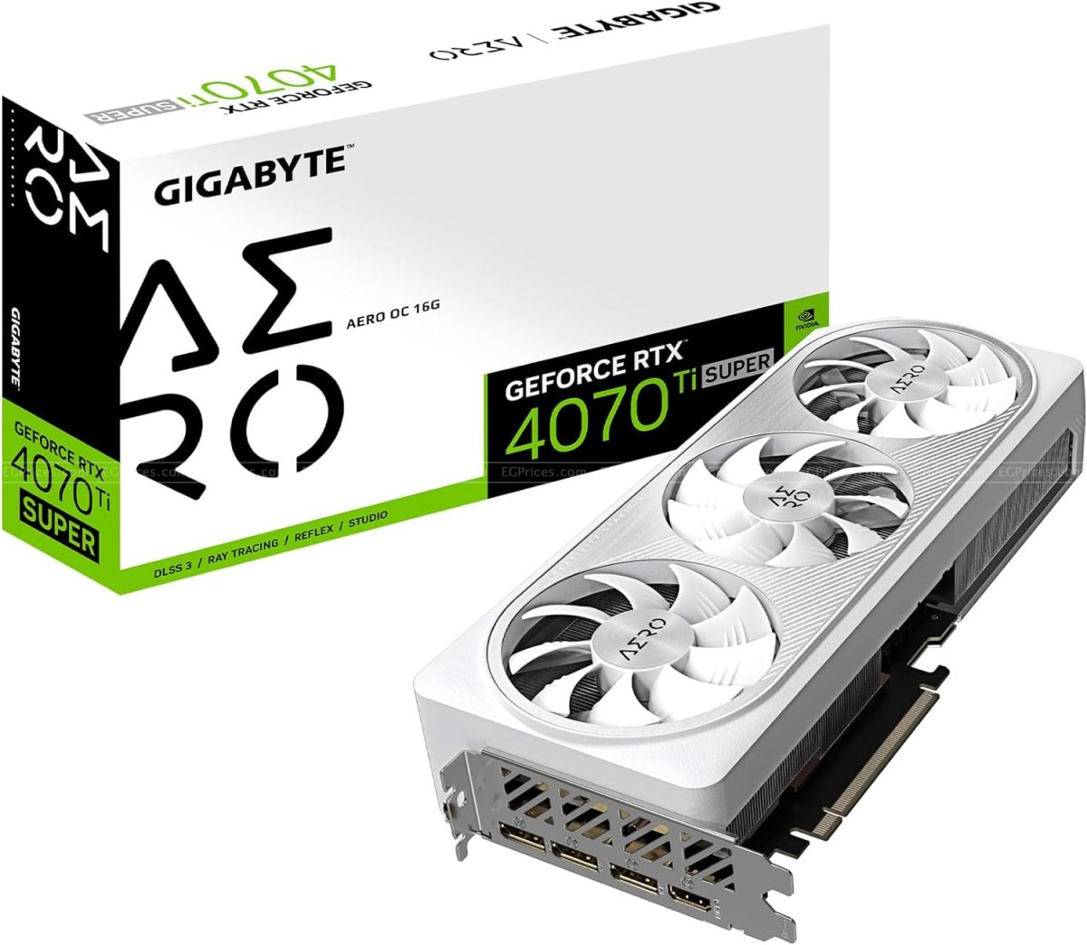 صورة مكبرة ل جيجابايت جي فورس ار تي اكس 4070 ti سوبر ايرو oc 16 جيجا gddr6x