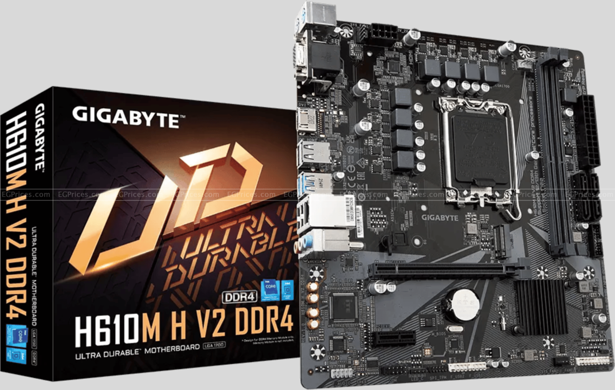 zoom image for H610M H V2 DDR4 LGA1700 Motherboard