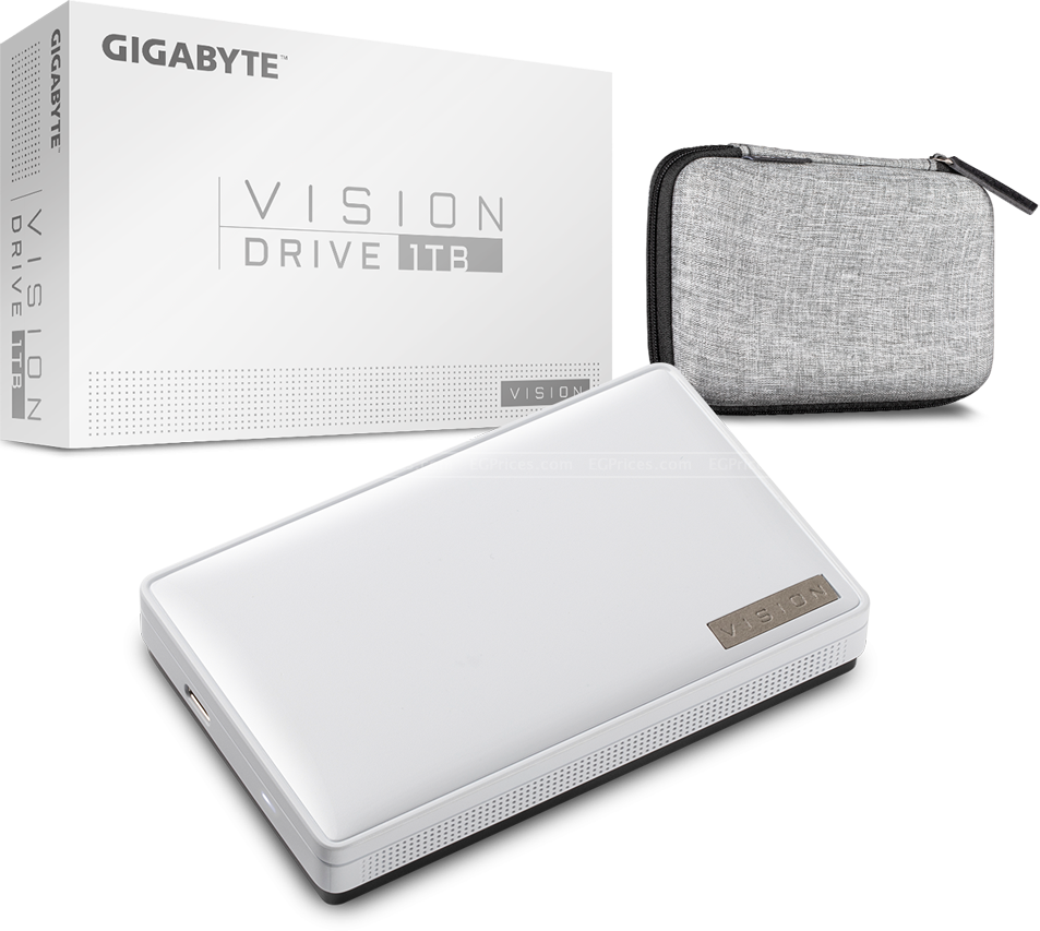 صورة مكبرة ل جيجابايت vision drive 1tb usb3.2 gen2 external اس اس دي