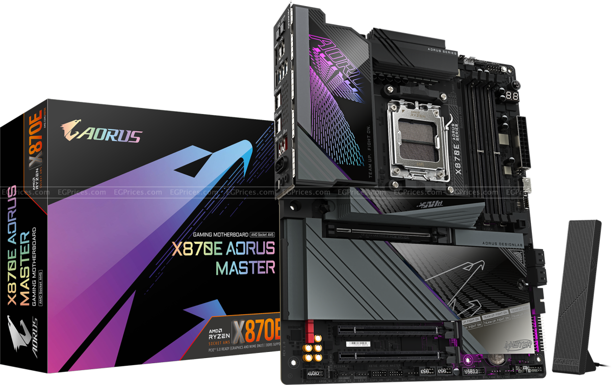 zoom image for X870E AORUS MASTER AM5 Motherboard
