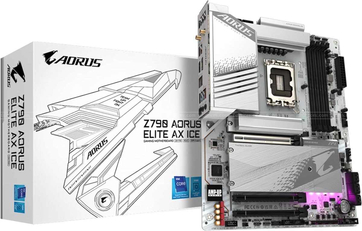 صورة مكبرة ل جيجابايت z790 اوروس ايليت ax ice  lga 1700